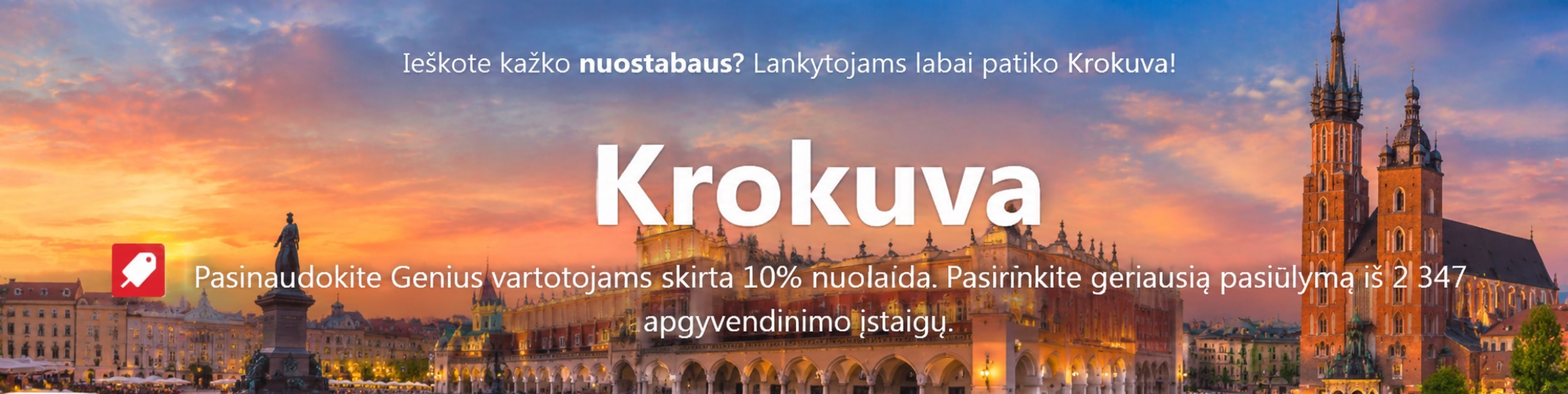 Viešbučiai Krokuvoje