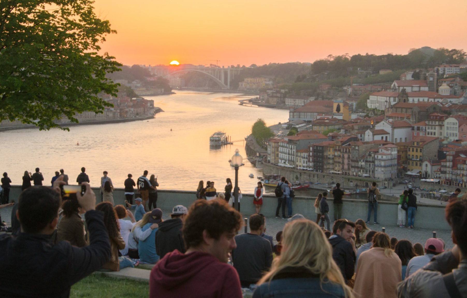 Jardim do Morro – populiari saulėlydžio stebėjimo vieta su Porto panorama